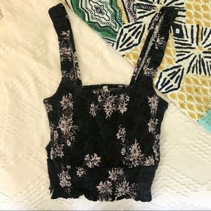 NWT Free People crop stretchy cami